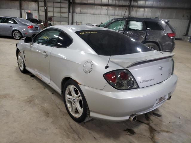 KMHHN65F75U168928 - 2005 HYUNDAI TIBURON GT SILVER photo 3