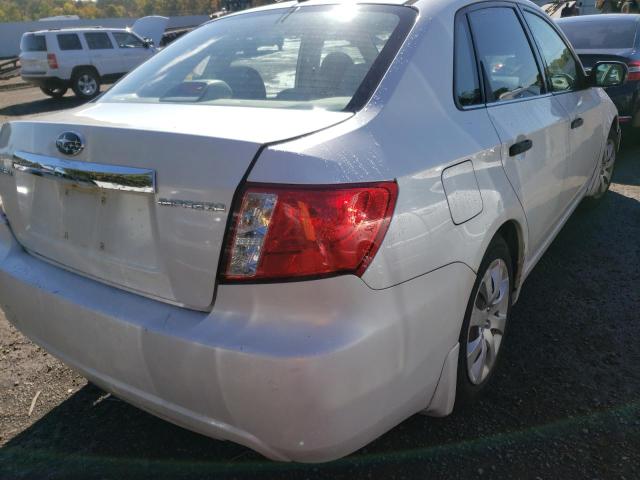 JF1GE61658H500101 - 2008 SUBARU IMPREZA WHITE photo 4