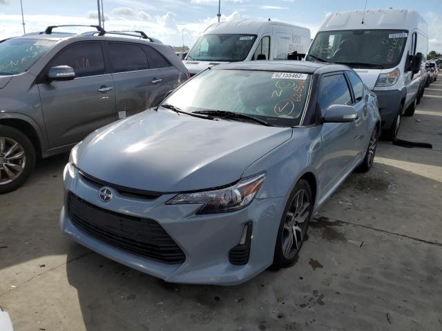 JTKJF5C70GJ022313 - 2016 TOYOTA SCION TC ნაცრისფერი ფოტო 2
