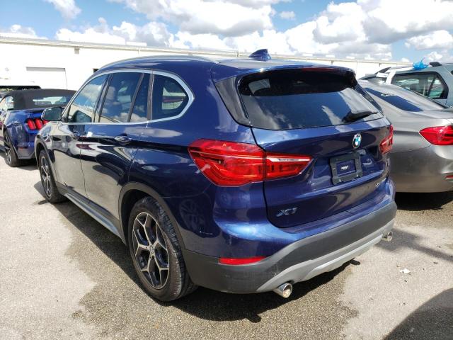 WBXHT3C34J5L32080 - 2018 BMW X1 XDRIVE2 BLUE photo 3