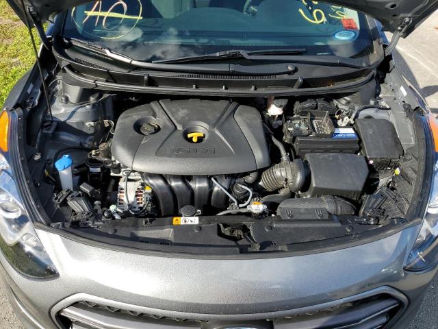 KMHD35LH7HU354010 - 2017 HYUNDAI ELANTRA GT GRAY photo 7