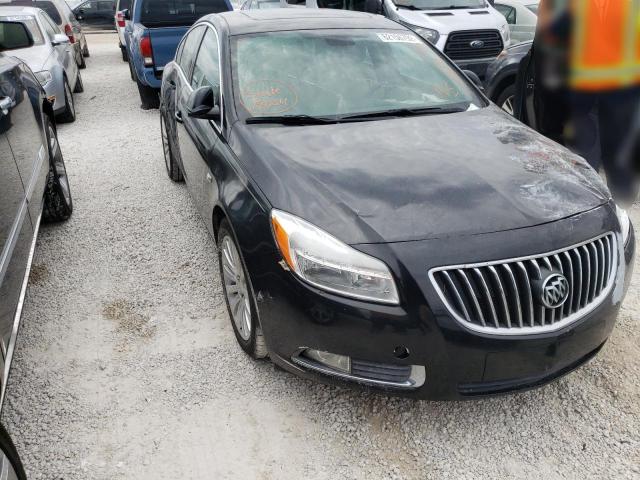 W04GP5EC7B1006332 - 2011 BUICK REGAL CXL BLACK photo 1