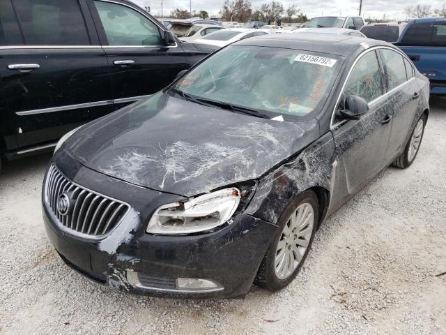 W04GP5EC7B1006332 - 2011 BUICK REGAL CXL BLACK photo 2