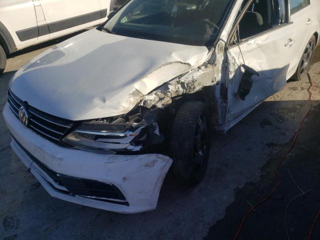 3VW2K7AJ1FM303469 - 2015 VOLKSWAGEN JETTA BASE WHITE photo 9