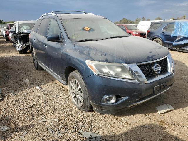 5N1AR2MN4DC610186 - 2013 NISSAN PATHFINDER BLUE photo 1