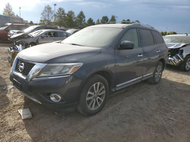 5N1AR2MN4DC610186 - 2013 NISSAN PATHFINDER BLUE photo 2