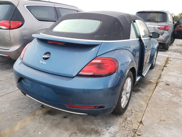 3VW5DAAT9JM515096 - 2018 VOLKSWAGEN BEETLE S/S 蓝色 照片 4