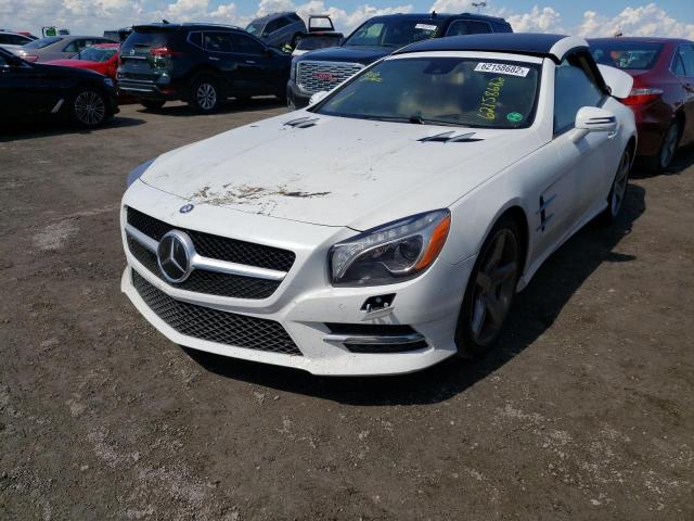 WDDJK6FAXFF030801 - 2015 MERCEDES-BENZ SL 400 WHITE photo 2