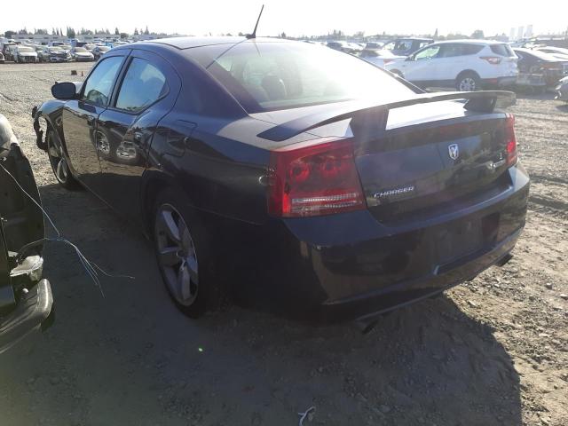 2B3LA73WX8H104782 - 2008 DODGE CHARGER SR BLACK photo 3