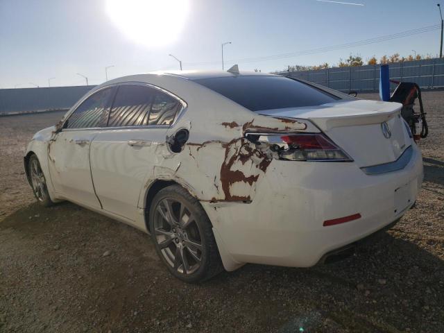 19UUA9F75DA800589 - 2013 ACURA TL ADVANCE WHITE photo 3