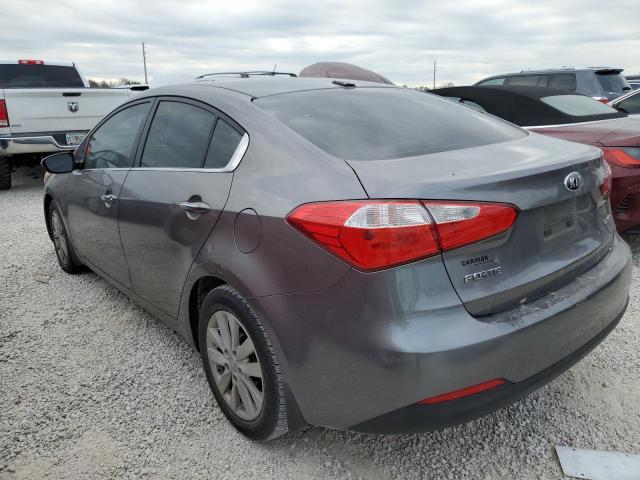 KNAFX4A8XF5392978 - 2015 KIA FORTE EX SILVER photo 3