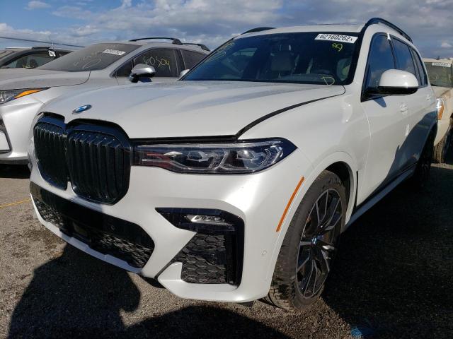 5UXCW2C07N9M47560 - 2022 BMW X7 XDRIVE4 WHITE photo 2