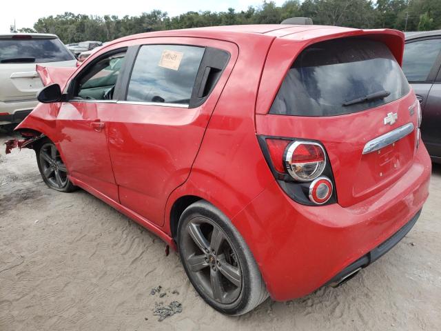 1G1JG6SB2G4118404 - 2016 CHEVROLET SONIC RS RED photo 3