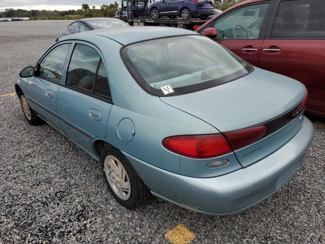 1FAFP10P6WW293598 - 1998 FORD ESCORT LX TURQUOISE photo 3