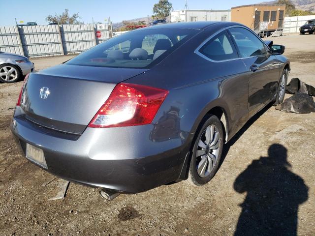 1HGCS1B32BA001878 - 2011 HONDA ACCORD LX- GRAY photo 4