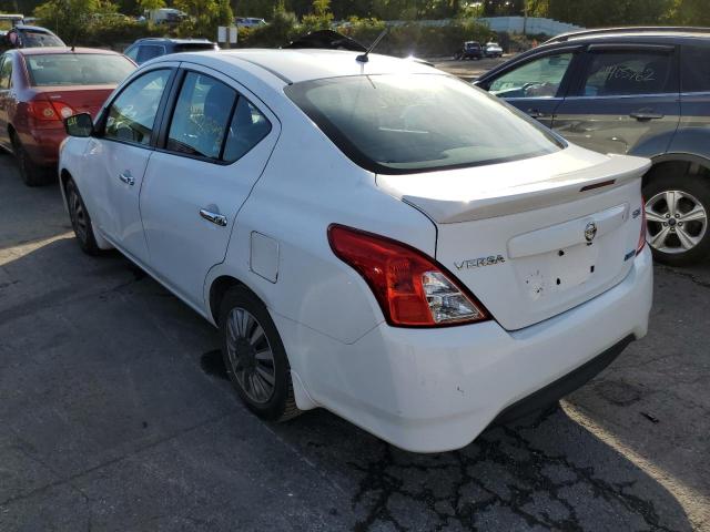 3N1CN7AP3FL819523 - 2015 NISSAN VERSA S WHITE photo 3