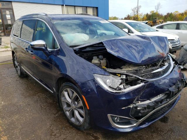 2C4RC1GG4JR310604 - 2018 CHRYSLER PACIFICA L BLUE photo 1
