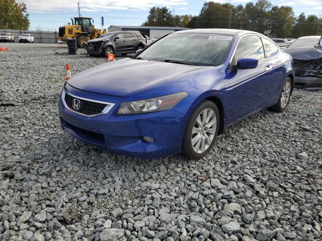 1HGCS2B85AA008761 - 2010 HONDA ACCORD EXL BLUE photo 2