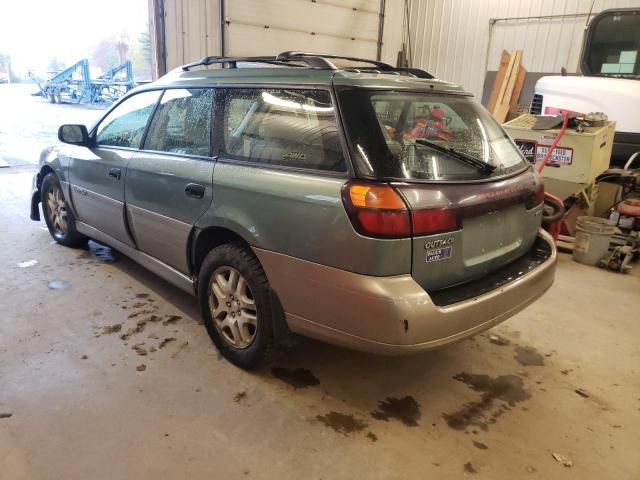 4S3BH675X47645578 - 2004 SUBARU LEGACY OUT GREEN photo 3