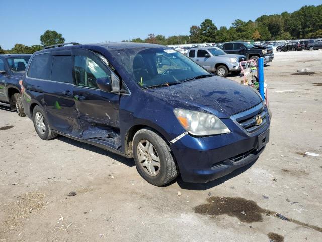 5FNRL38657B089455 - 2007 HONDA ODYSSEY EX BLUE photo 1