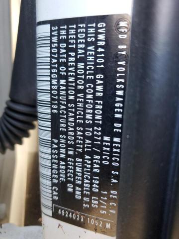 3VW507AT6GM807196 - 2016 VOLKSWAGEN BEETLE S/S 白色 照片 10