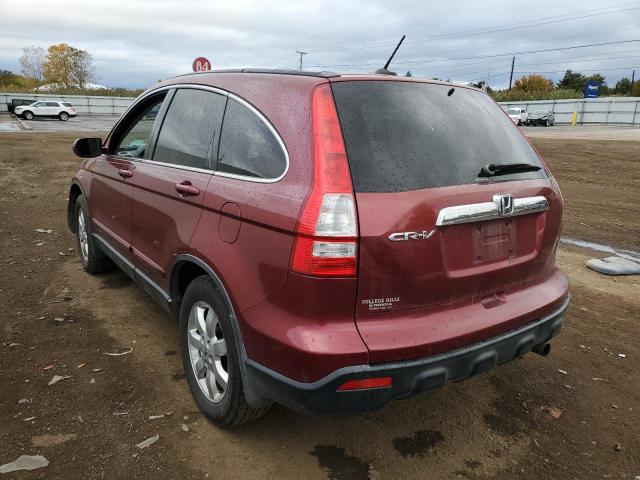 JHLRE48787C123848 - 2007 HONDA CRV MAROON photo 3