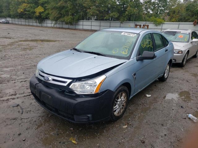 1FAHP35N88W136461 - 2008 FORD FOCUS SE/S BLUE photo 2