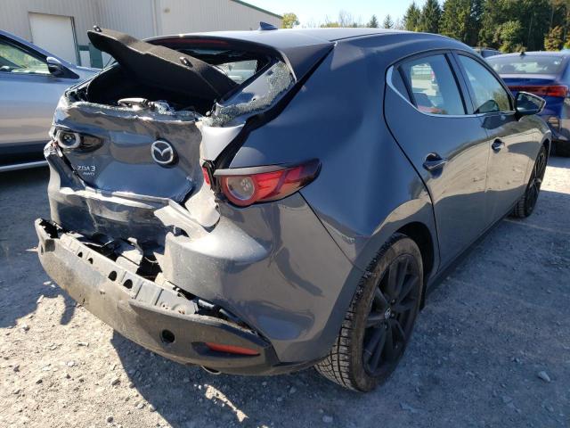 JM1BPBNM6K1124041 - 2019 MAZDA 3 PREMIUM GRAY photo 4