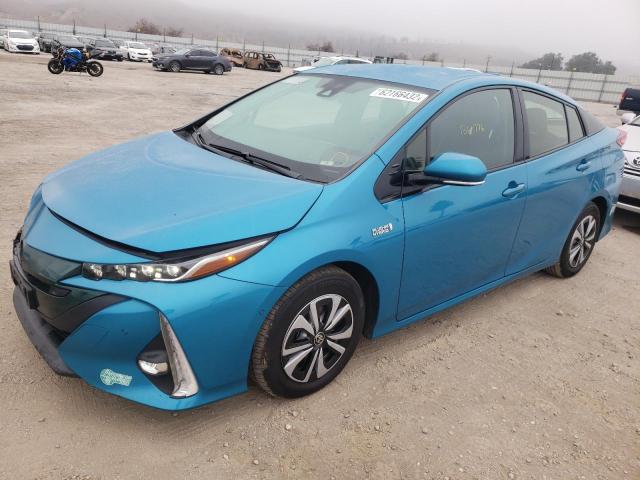JTDKARFP3H3019831 - 2017 TOYOTA PRIUS PRIM BLUE photo 2