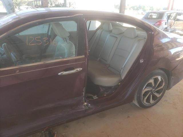 1HGCR2F99GA063544 - 2016 HONDA ACCORD EXL MAROON photo 9