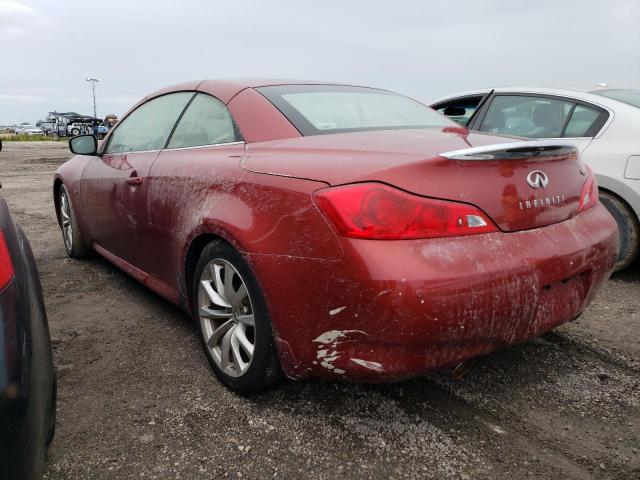 JN1CV6FE1EM901692 - 2014 INFINITI Q60 BASE RED photo 3