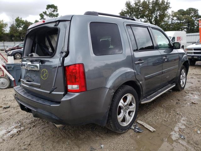 5FNYF3H55DB017001 - 2013 HONDA PILOT GRAY photo 4