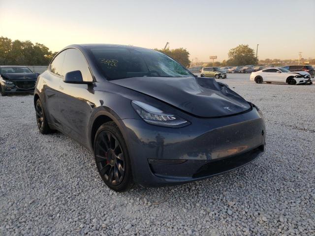 5YJYGDEE3MF064759 - 2021 TESLA MODEL Y فحمي صورة 1