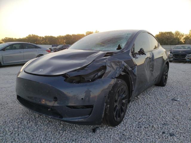 5YJYGDEE3MF064759 - 2021 TESLA MODEL Y فحمي صورة 2