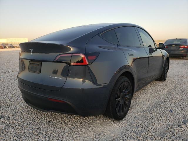 5YJYGDEE3MF064759 - 2021 TESLA MODEL Y فحمي صورة 4