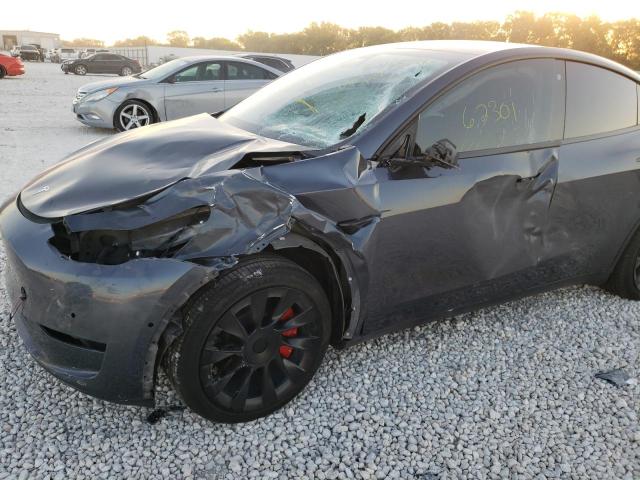 5YJYGDEE3MF064759 - 2021 TESLA MODEL Y CHARCOAL photo 9