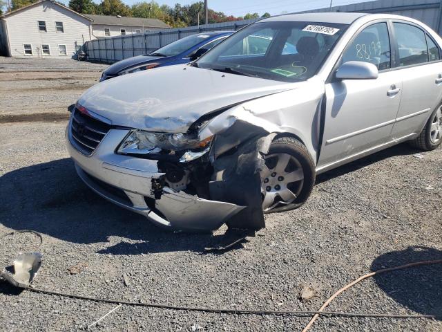 5NPET46C59H469798 - 2009 HYUNDAI SONATA GLS SILVER photo 9