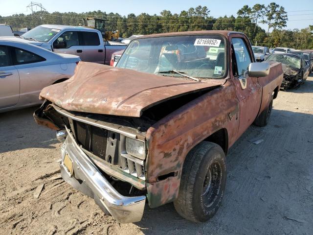 1GCCC14H8CF382421 - 1982 CHEVROLET C10 BURGUNDY photo 2