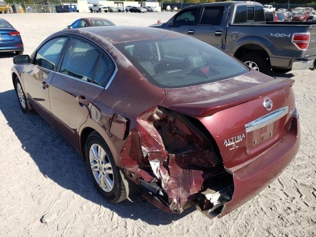 1N4AL2AP8CC150725 - 2012 NISSAN ALTIMA BAS MAROON photo 3