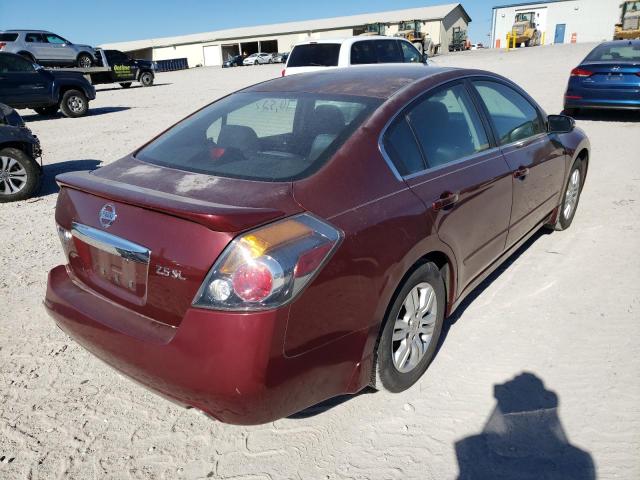 1N4AL2AP8CC150725 - 2012 NISSAN ALTIMA BAS MAROON photo 4