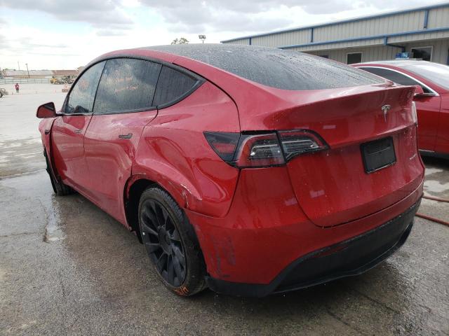 7SAYGDEE1NF480541 - 2022 TESLA MODEL Y Красный фото 3