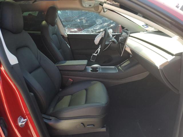 7SAYGDEE1NF480541 - 2022 TESLA MODEL Y Красный фото 5