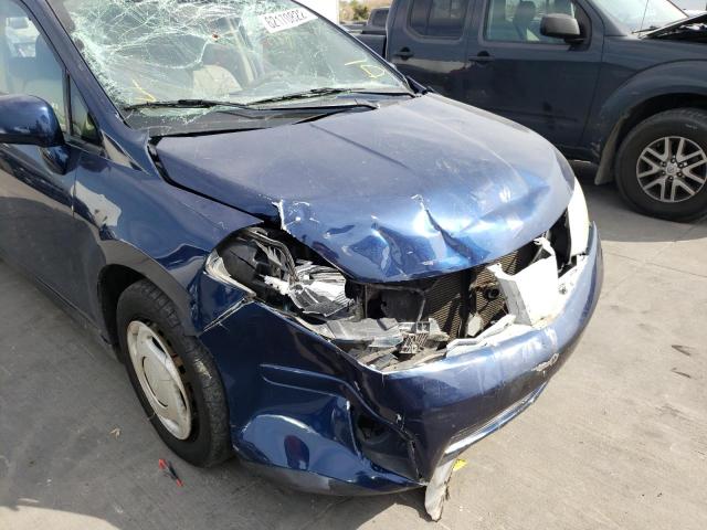 3N1BC13E87L394618 - 2007 NISSAN VERSA S BLUE photo 9