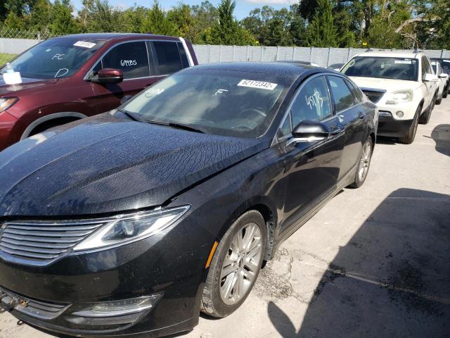 3LN6L2LU0FR602896 - 2015 LINCOLN MKZ HYBRID BLACK photo 2