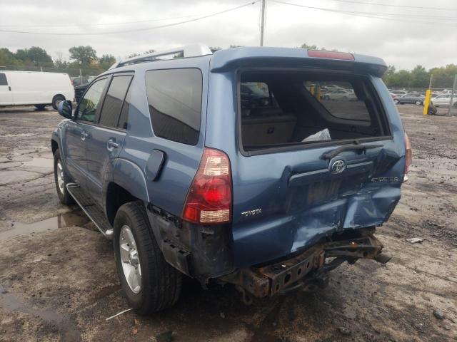 JTEBT17R940043604 - 2004 TOYOTA 4RUNNER LI BLUE photo 3