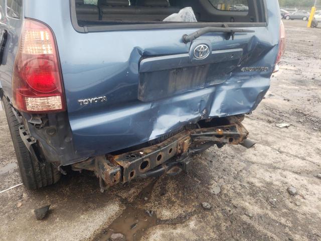 JTEBT17R940043604 - 2004 TOYOTA 4RUNNER LI BLUE photo 9