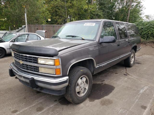 1GNFK16K6PJ342583 - 1993 CHEVROLET SUBURBAN K GRAY photo 2