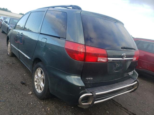 5TDZA23C15S250132 - 2005 TOYOTA SIENNA TEAL photo 3