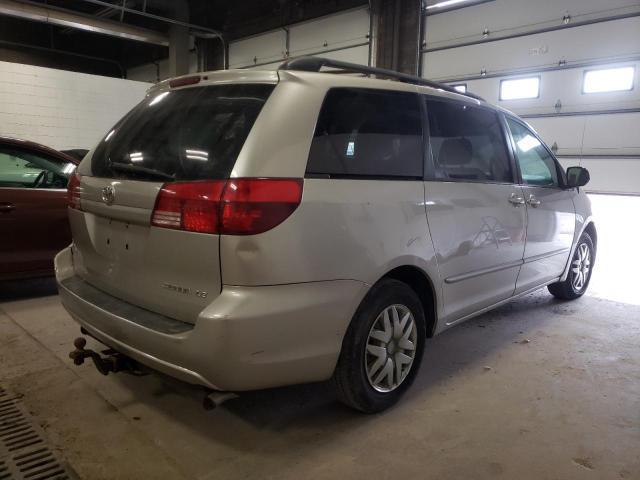 5TDZA23C84S149345 - 2004 TOYOTA SIENNA LE SILVER photo 4