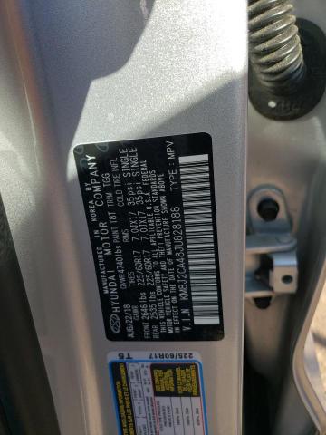 KM8J2CA48JU828188 - 2018 HYUNDAI TUCSON SE SILVER photo 10